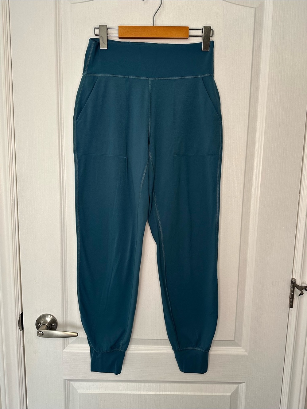 Lululemon Align High-Waist Joggers Casual Athleisure Soft Cozy Pants Teal Sz 6